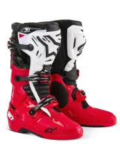 Buty enduro ALPINESTARS  TECH 10 ENDURO jasnoczerwona / czarna / biała