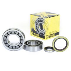 Ložiská kľukového hriadeľa + guferá PROX – KTM 250/300 SX, EXC 2004–2023