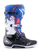 Buty enduro ALPINESTARS  TECH 10 SUPERVENTED Biały/Czarny/niebeski
