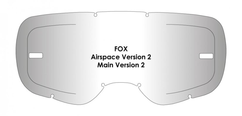 Náhradní sklíčko AirScreen Fox