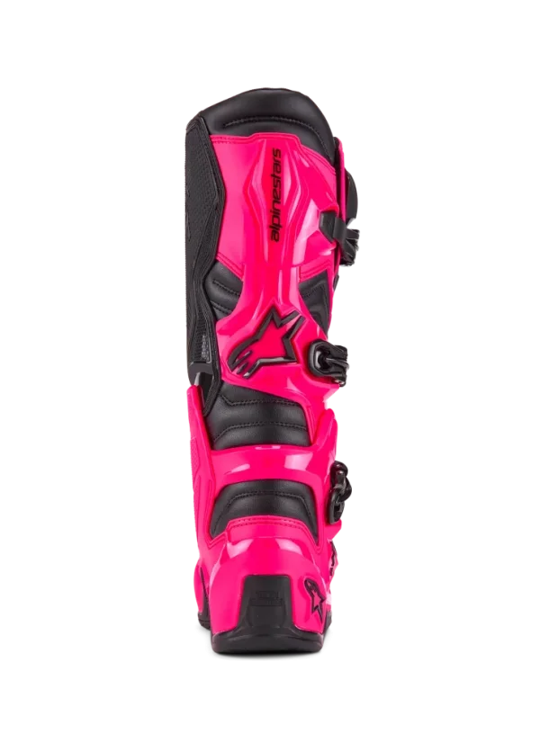 Motokrosové boty ALPINESTARS TECH Růžová fluo - Velikost obuvi: 42