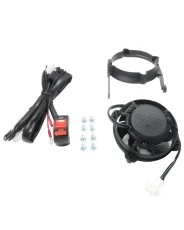 EXED ventilátor chladiče s držákem a manuálním vypínáním – KTM/Husqvarna/GasGas TBI 2024+