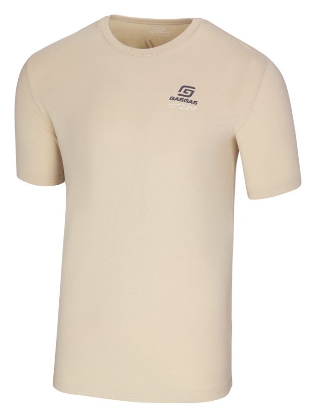 GasGas tričko béžové - Velikost: XL