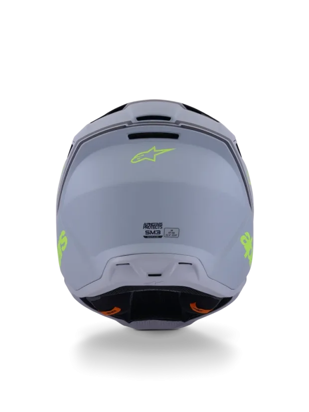 Alpinestars přilba SM3 Radium Šedo/černo/žlutá