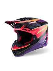Alpinestars přilba ERA S-M10 Růžová/Fialová/Žlutá