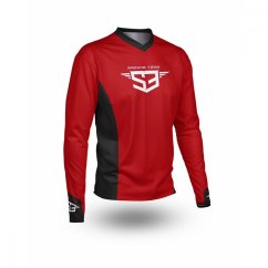 Enduro Dres S3 Parts Červená kolekce