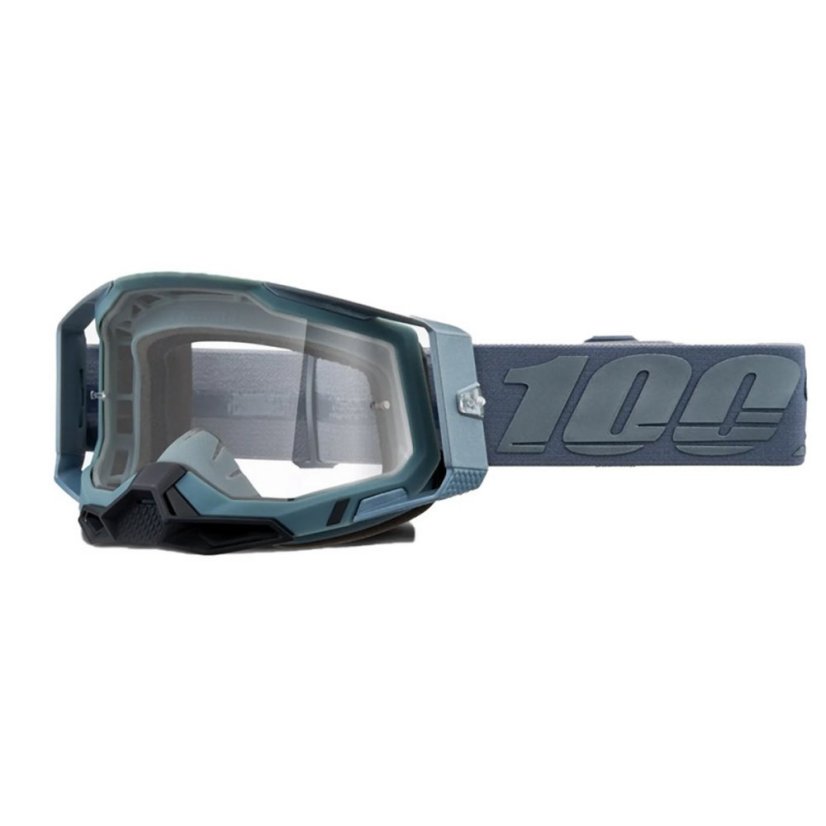 100% GOGLE MODEL RACECRAFT 2 SZARE