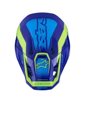 Alpinestars přilba Deed S-M7 Modrá/Žlutá fluo