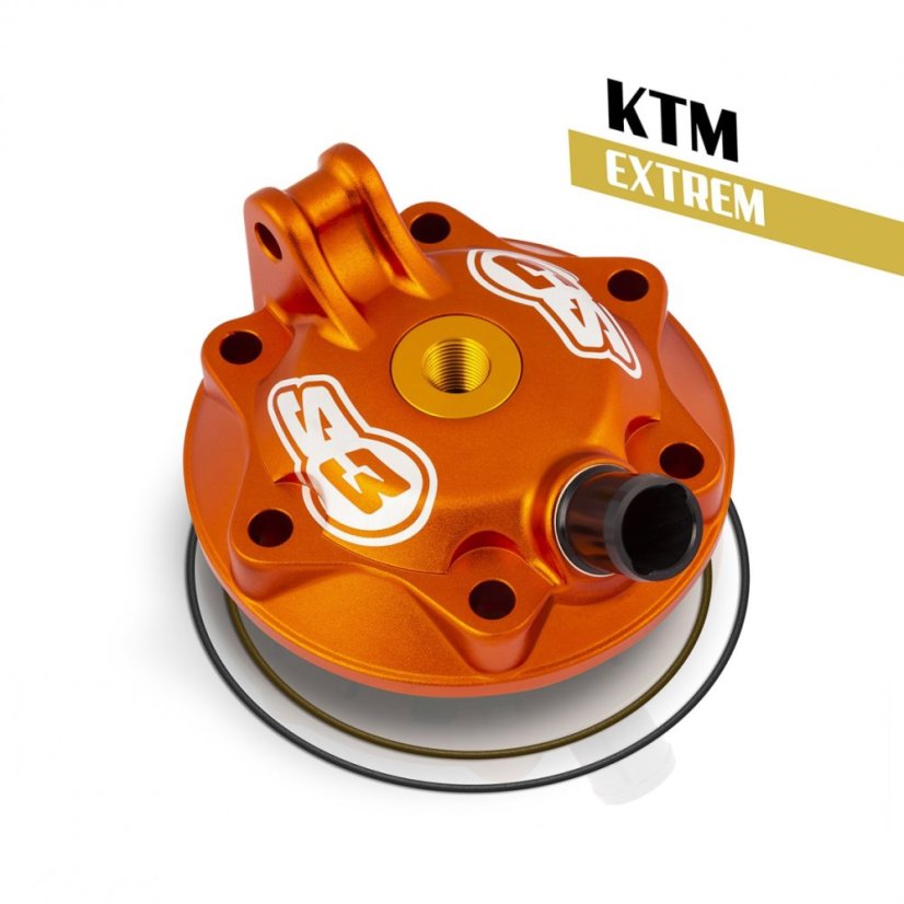 Laděná hlava válce S3 Parts oranžová EXTREME KIT KTM 250 2008-2016
