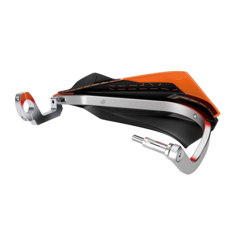 Kryty páčok Polisport univerzální  ČIERNE vč. montážnej sady 22-28,6 mm