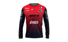 Enduro Dres HES 2025 - Červený