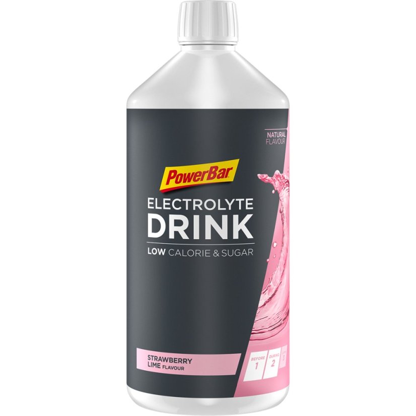 Elektrolytový sirup PowerBar 1L - Príchuť: Maliny a granátové jablko