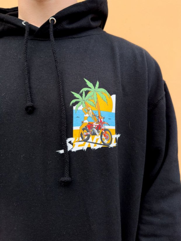 Mikina Beach club SEND IT - Velikost: 2XL