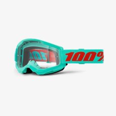 100% GOGLE MODEL STRATA 2 seledynowy/czerwony