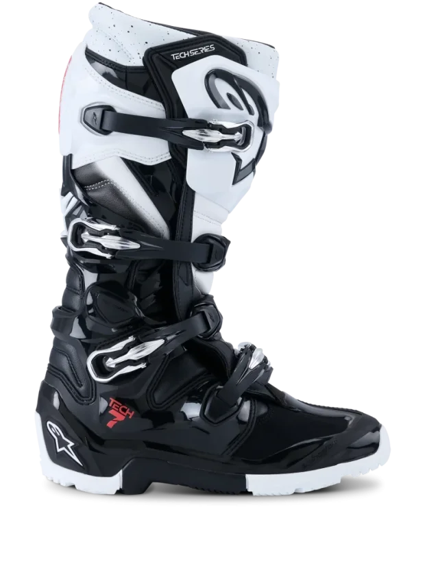 Buty enduro ALPINESTARS TECH 7 ENDURO czarne / antracytowe / białe) - Rozmiar buta: 47