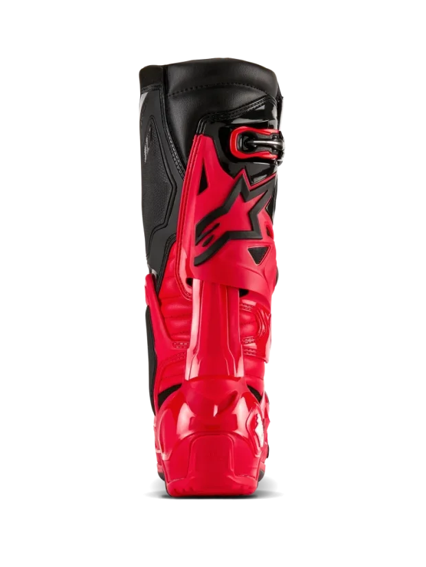 Buty enduro ALPINESTARS  TECH 10 ENDURO jasnoczerwona / czarna / biała - Rozmiar buta: 44,5