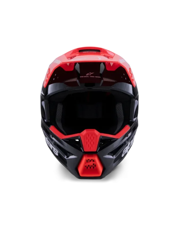 Alpinestars přilba SM3 Radium černá/červená fluorescenční/bílá