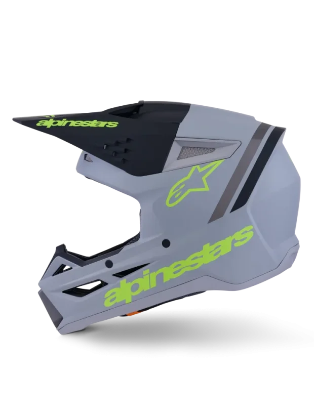 Alpinestars přilba SM3 Radium Šedo/černo/žlutá