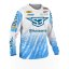 Enduro Dres S3 Parts Modrá-Biela Billy Bolt Replika - Velikost: M