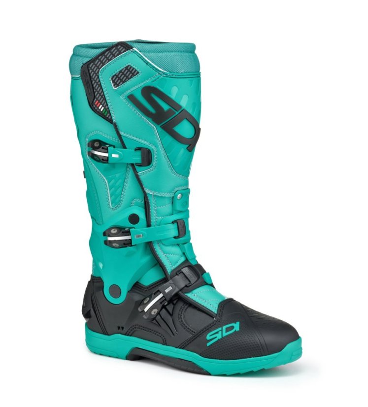Motokrosové Boty Sidi CrossAir Čierna/Mint - Velikost obuvi: 47