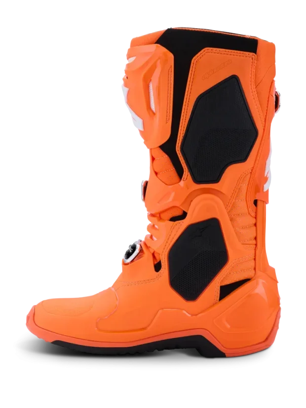Buty enduro ALPINESTARS  TECH 10 SUPERVENTED pomarańczowy - Rozmiar buta: 42