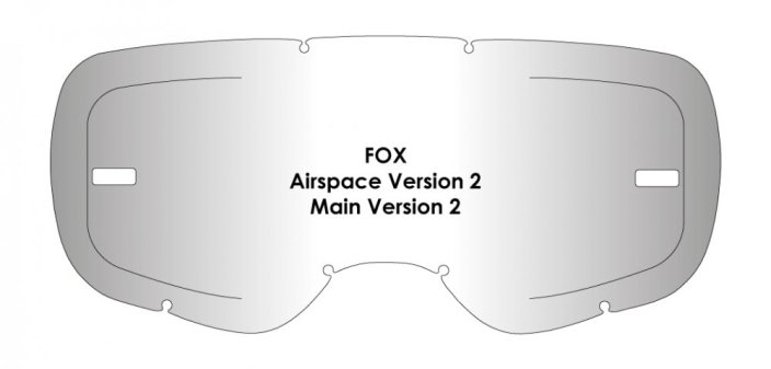 Náhradní sklíčko AirScreen Fox