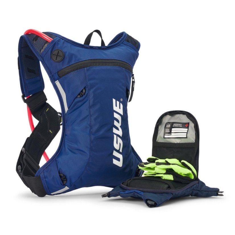 Plecak enduro USWE MOTO HYDRO 3L  Factory Blue
