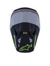 Alpinestars přilba SM3 Radium Šedo/černo/žlutá