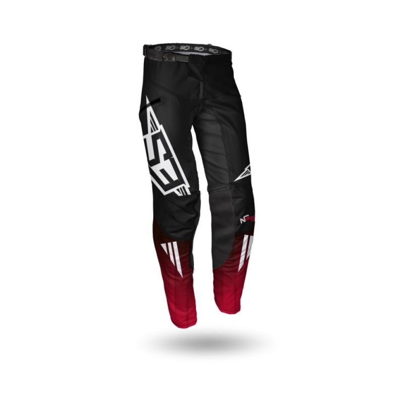 Endurové Kalhoty X-Comfort S3 Parts Černá-Červená - Velikost Kalhot: 34