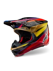 Kask Alpinestars ERA S-M10 Złoty/Żółty/Rio czerwony