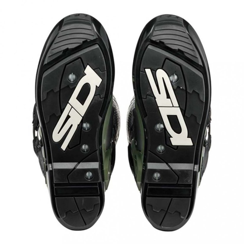 Motokrosové topánky Sidi Crossfire 3 SRS Army black - Velikost obuvi: 45