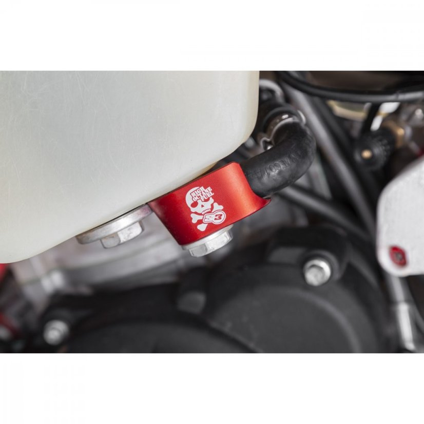 Hliníková spojka benzínovej hadice S3parts KTM/Husqvarna/GasGas TPI - Farba: Modrá