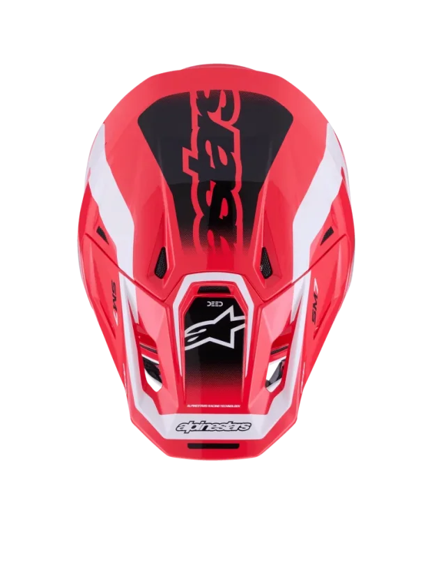 Alpinestars přilba Deed S-M7 Červená/Černá/Bílá - Velikost: XS