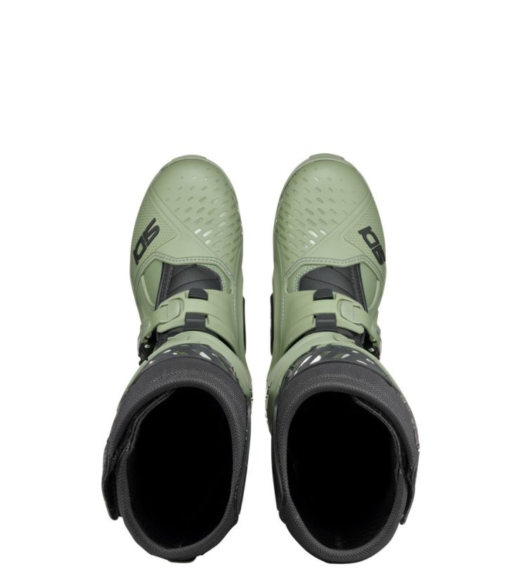 Motokrosové Boty Sidi CrossAir Čierna/Army - Velikost obuvi: 44