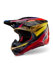 Alpinestars přilba ERA S-M10 Zlatá/Žlutá/Rio červená