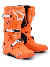 Buty enduro ALPINESTARS  TECH 10 SUPERVENTED pomarańczowy