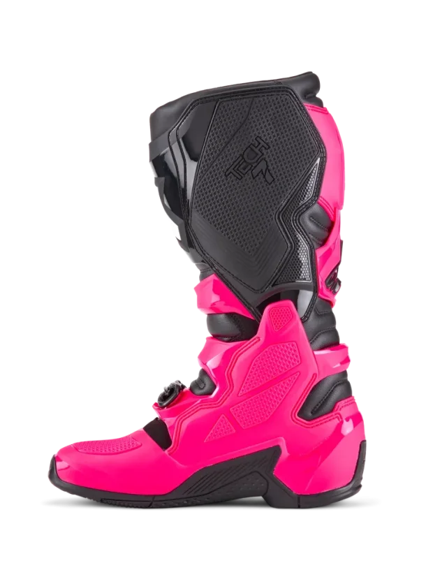 Motokrosové boty ALPINESTARS TECH Růžová fluo - Velikost obuvi: 42