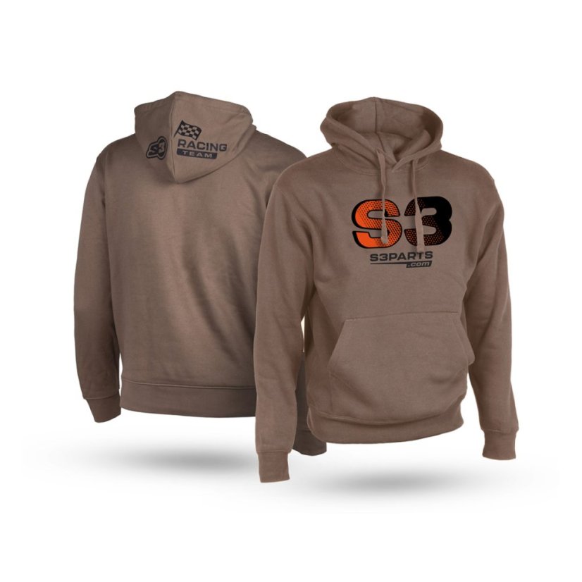 Bluza S3parts racing brązowy