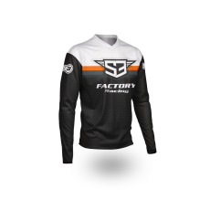 Enduro Dres S3 Parts Čierna-Oranžová