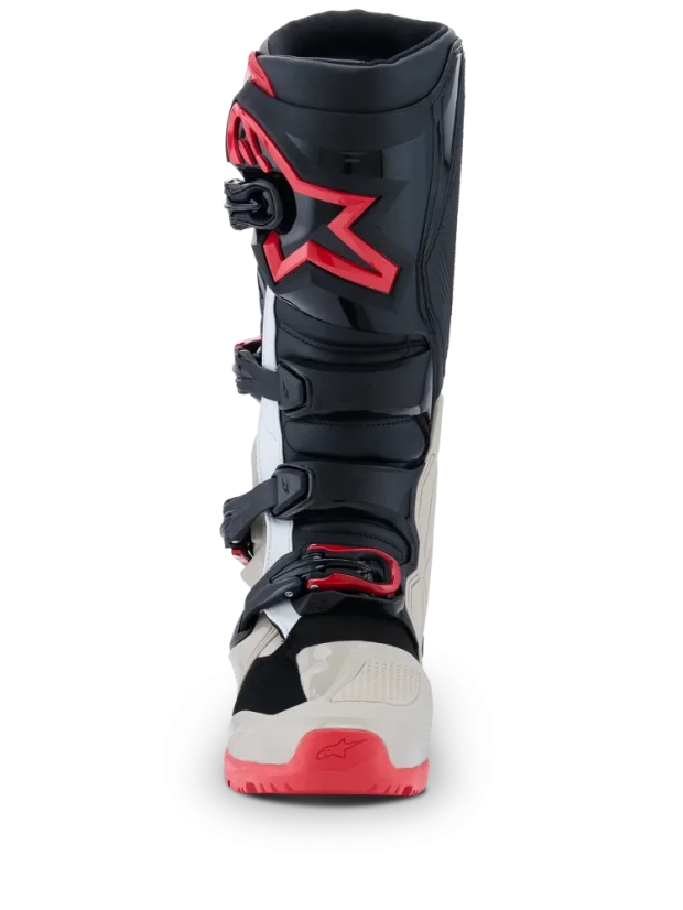 Buty enduro ALPINESTARS TECH 7 ENDURO Czarny/Jasnoszary/Jasnoczerwony - Rozmiar buta: 47