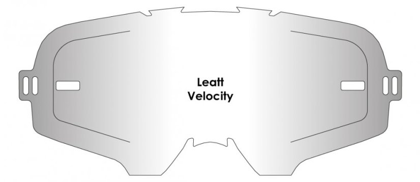 Náhradné sklíčko pre Airscreen Leatt Velocity - Farba sklíčka: Zkradlové