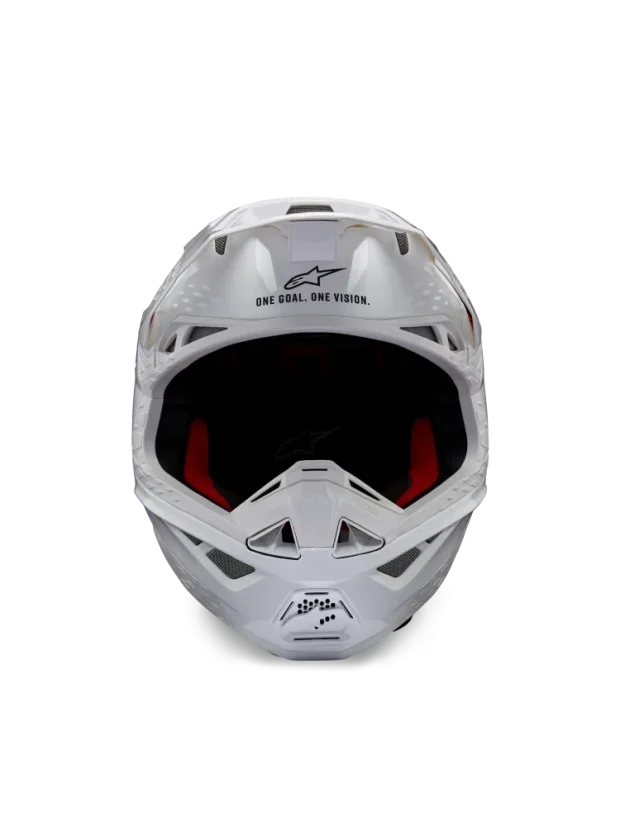 Alpinestars přilba Solid S-M10 Bílá lesklá