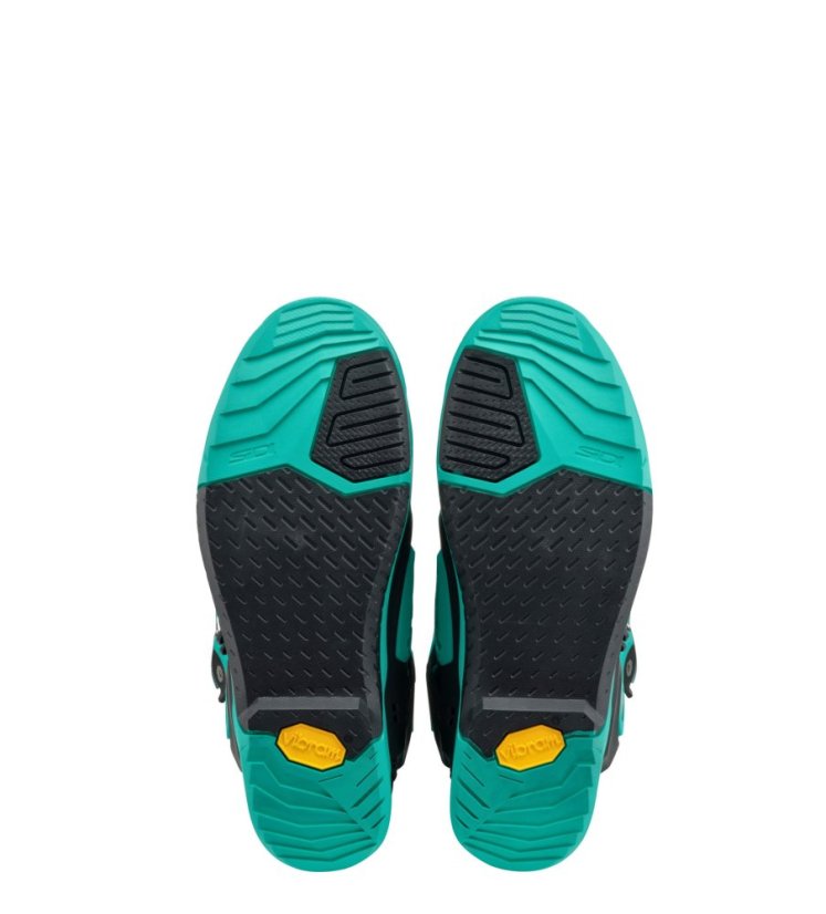 Motokrosové Boty Sidi CrossAir Čierna/Mint - Velikost obuvi: 47