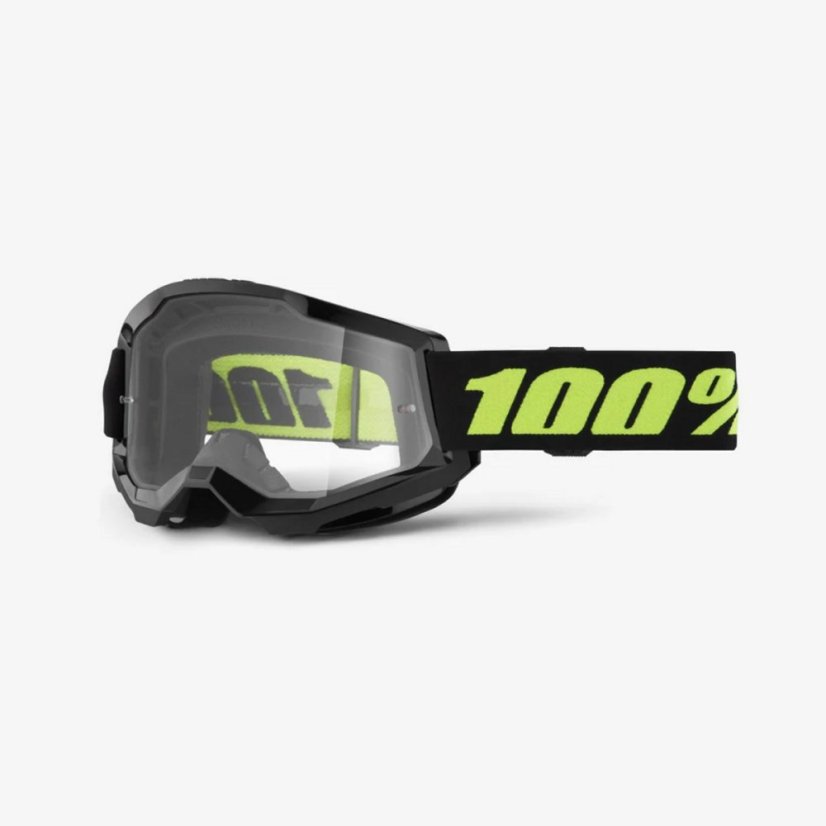 Motokrosové okuliare 100% Strata 2 Černá-Žlutá