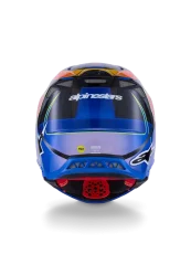 Alpinestars přilba ERA S-M10 Modrá/Červená/Žlutá fluo