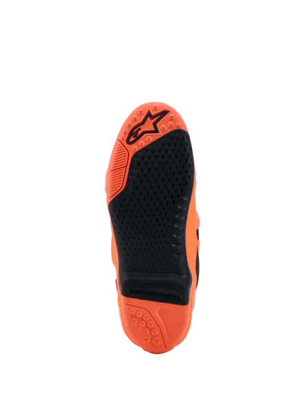 Buty enduro ALPINESTARS  TECH 10 SUPERVENTED pomarańczowy - Rozmiar buta: 42