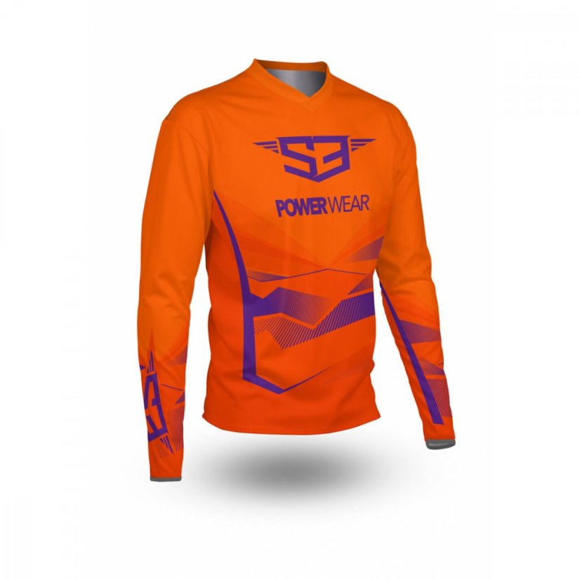 Enduro Dres S3 Parts ORANŽOVÁ KOLEKCE - Velikost: M