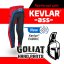 Endurové Kalhoty GOLIAT KEVLAR S3 Parts Červené-Modrá - Velikost Kalhot: 38