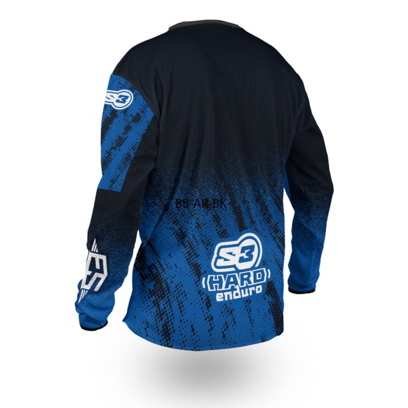Enduro Dres S3 Parts Tmavomodrá - Velikost: M
