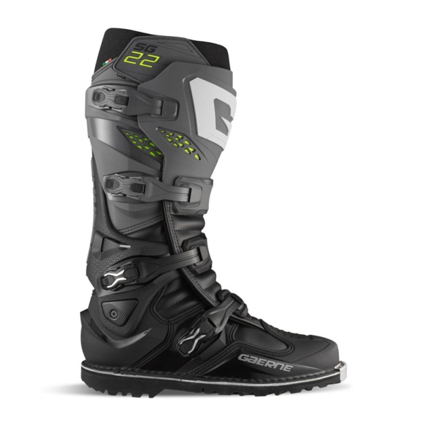 Motokrosové Boty Gaerne SG-22 GORE-TEX ENDURO ANTHRACITE - Velikost obuvi: 43